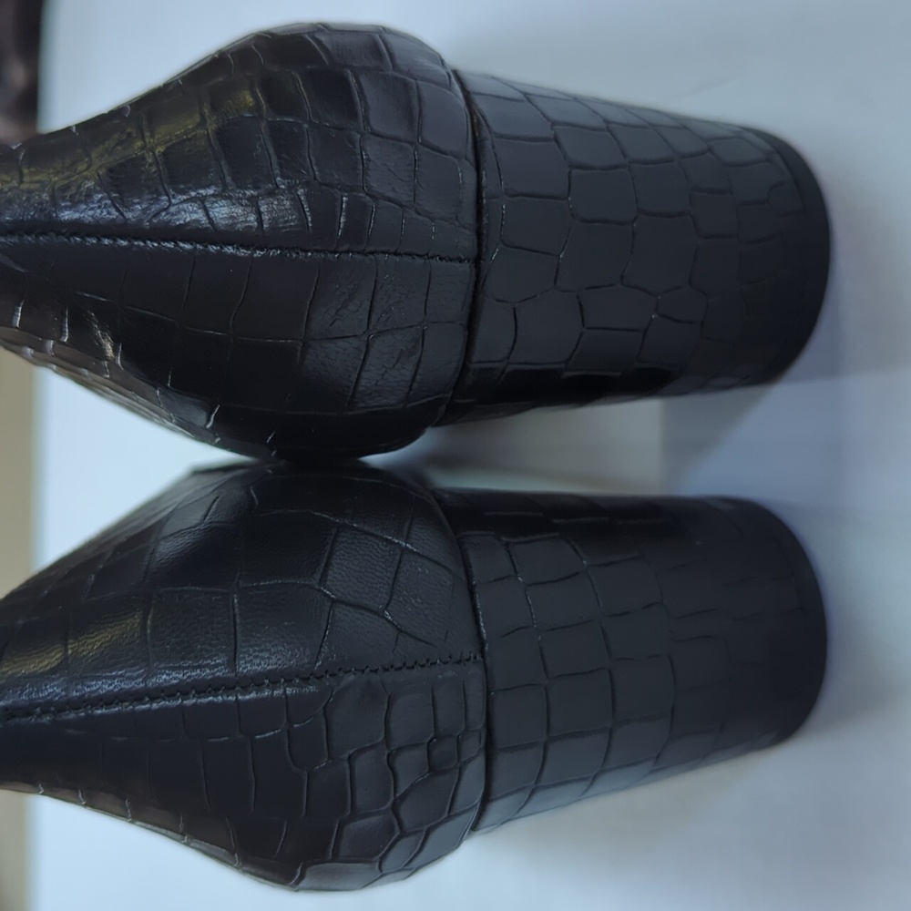 Corso Como, Black Snake Pattern Embossed Block He… - image 8